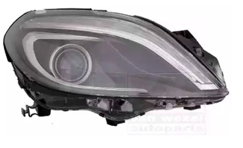 Image of VAN WEZEL 3054986M Headlights D1S, without control unit, Right, without ballast, Bi-Xenon Headlight (259)