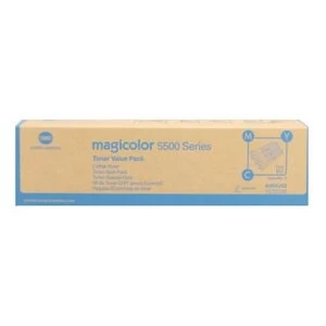 Image of Konica Minolta A0DKJ52 Tri Colour Laser Toner Ink Cartridge