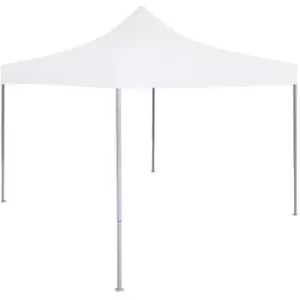 image of Professional Folding Party Tent 2x2 m Steel White Vidaxl White