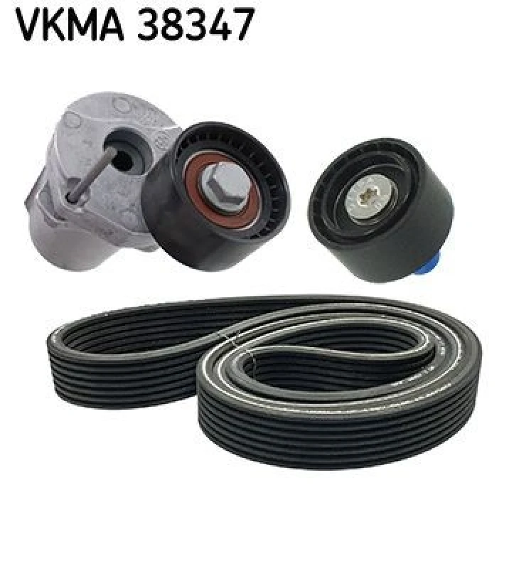 Image of SKF V-Ribbed Belt Set SKF VKMA 38347
