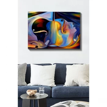 Image of Kanvas Tablo (70 x 100) - 106 Multicolor Decorative Canvas Painting