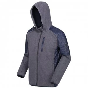 image of Regatta Wilkin Full Zip Hooded Fleece - Navy