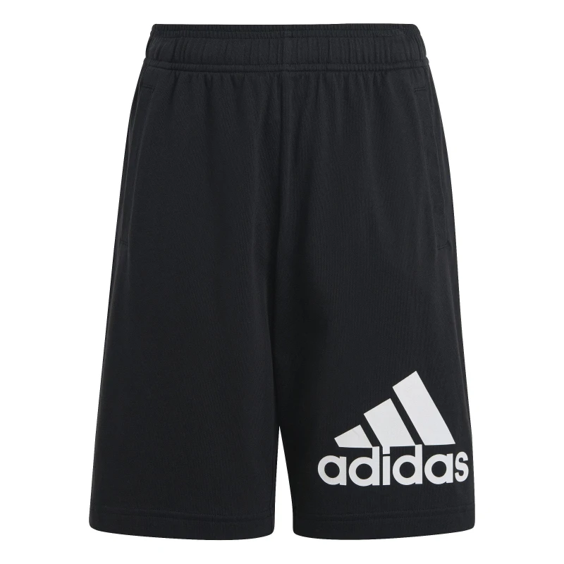 Image of adidas Essentials Big Logo Cotton Shorts Juniors - Black 9 - 10 Years