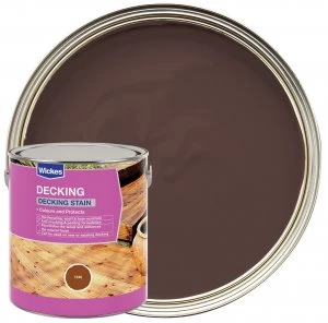 image of Wickes Decking Stain - Teak 2.5L