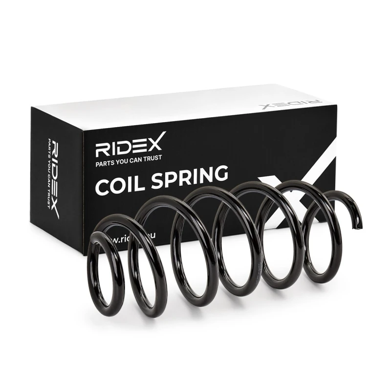 Image of RIDEX 188C3603 Coil spring Front Axle Coil Spring (188)