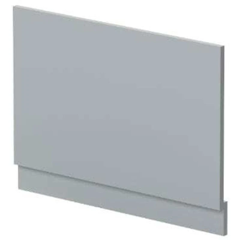 Image of Nuie Urban Bath End Panel 800mm-Satin Grey