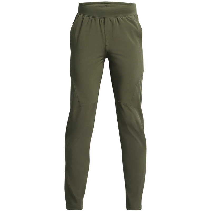 Image of Under Armour Unstoppable Tapered Bottoms Juniors Green male 5 - 6 Years (XS)