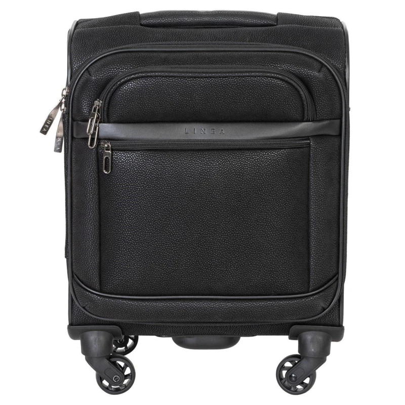Image of Linea Rome Suitcase Black unisex 18in/45cm