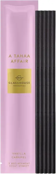 Image of Glasshouse Replacement Scent Stems - A Tahaa Affair (Vanilla Caramel)