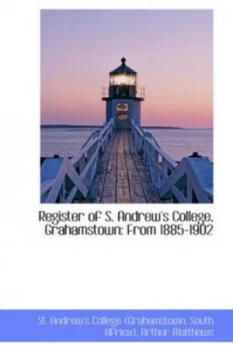 Image of Register of S. Andrews College Grahamstown by Andrews College Paperback