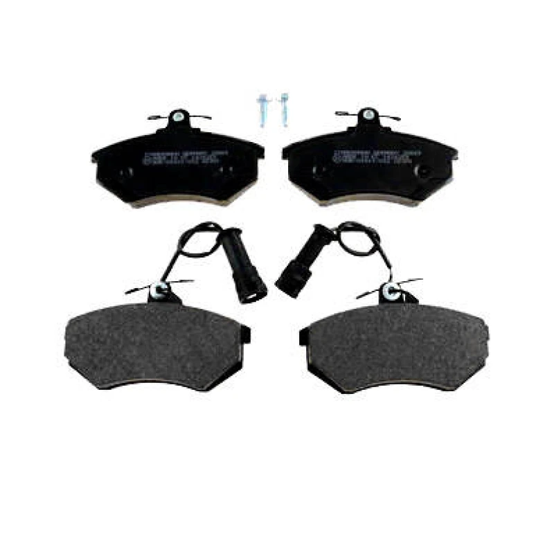 Image of ZIMMERMANN 20669.190.1 Brake pad set Front Axle, incl. wear warning contact, Photo corresponds to scope of supply, with bolts/screws Brake Pad Set,di