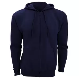 Image of SOLS Mens Seven Full Zip Hooded Sweatshirt / Hoodie (L) (French Navy)