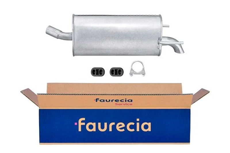 Image of Rear silencer HELLA 8LD 366 031-411