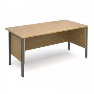 Image of Maestro 25 GL Straight Desk With Side Modesty Panels 1600mm x 800mm -