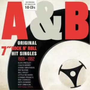Image of A&B Original 7" Rock N Roll Hit Singles 1955 - 1962 by Various Artists CD Album