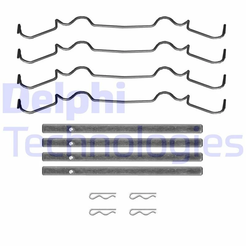 Image of DELPHI Brake pad fitting kit DELPHI LX0722