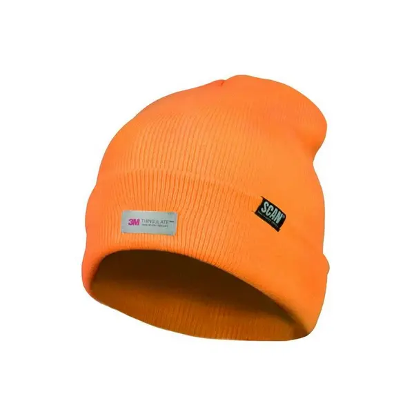 Image of Scan Hi Vis Beanie Hat SCAHVBEANO Colour: Orange