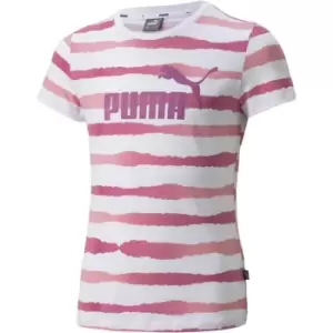 image of Puma Bleach AOP Tee G - White