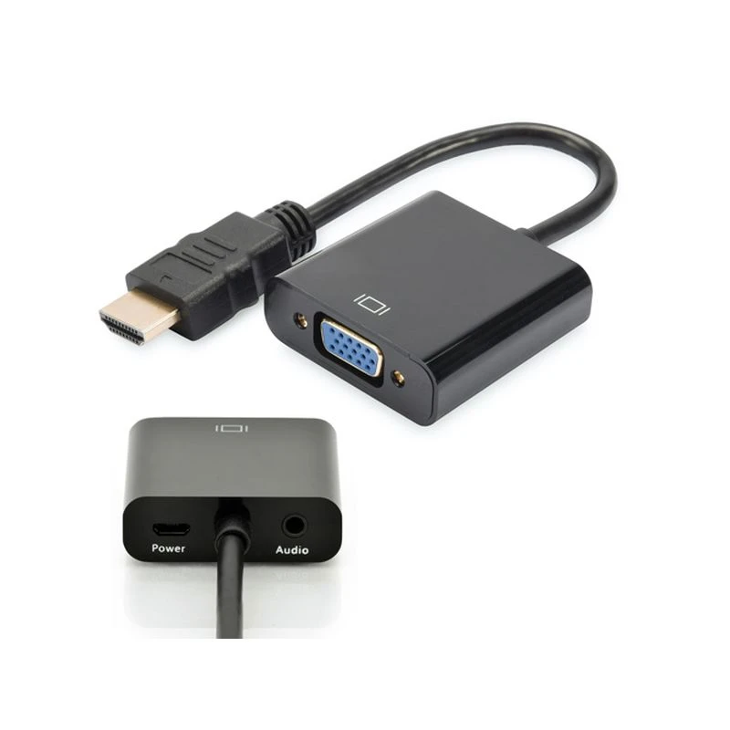 Image of FDL 0.2M HDMI TO VGA & 3.5mm AUDIO ADAPTOR CABLE - M-F