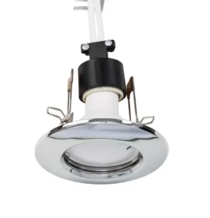Image of Pack of 6 MiniSun Non-Fire Rated Steel Fixed Downlights in Chrome