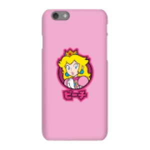 image of Nintendo Super Mario Peach Kanji Phone Case - iPhone 6S - Snap Case - Gloss