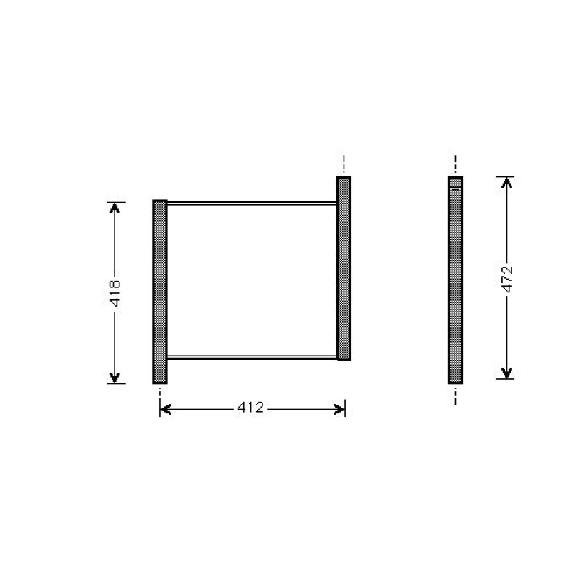 Image of Engine radiator DIEDERICHS DCM2304