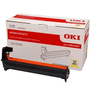 image of OKI 44844469 Yellow Drum Unit