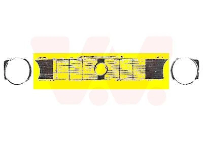 Image of VAN WEZEL Radiator Grille VAN WEZEL 5810510