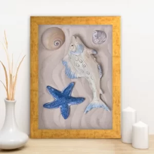 Image of AC1990015344 Multicolor Decorative Framed MDF Painting