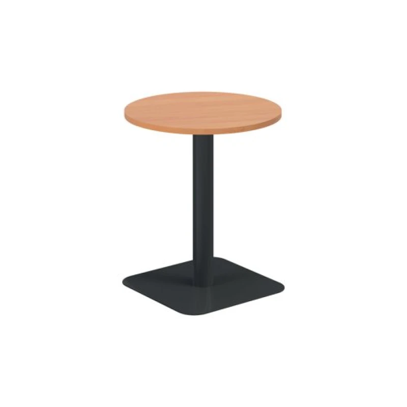 Image of Jemini Origin Round Coffee Table 600x725mm Beech/Black KF800194