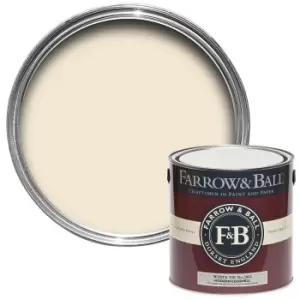 image of Farrow & Ball Modern Eggshell Paint White Tie - 2.5L