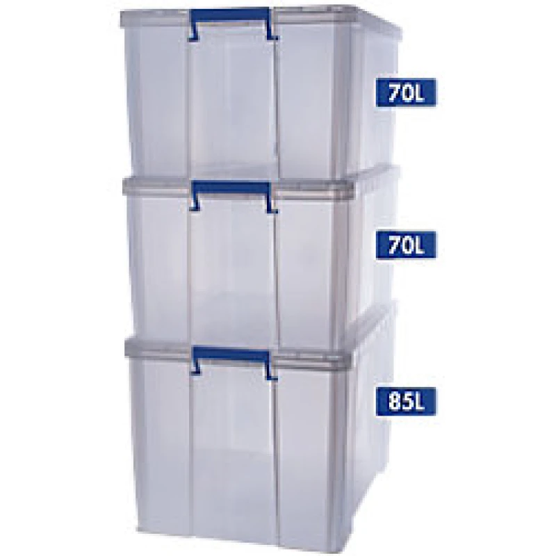 Image of Fellowes Prostore Bonus Pack 2 (2X70L / 1X85L) (in Outer Carton), Clear 7731301