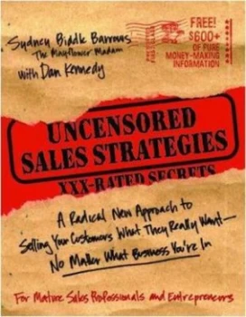 Image of Uncensored Sales Strategies by Sydney Biddle Barrows Paperback