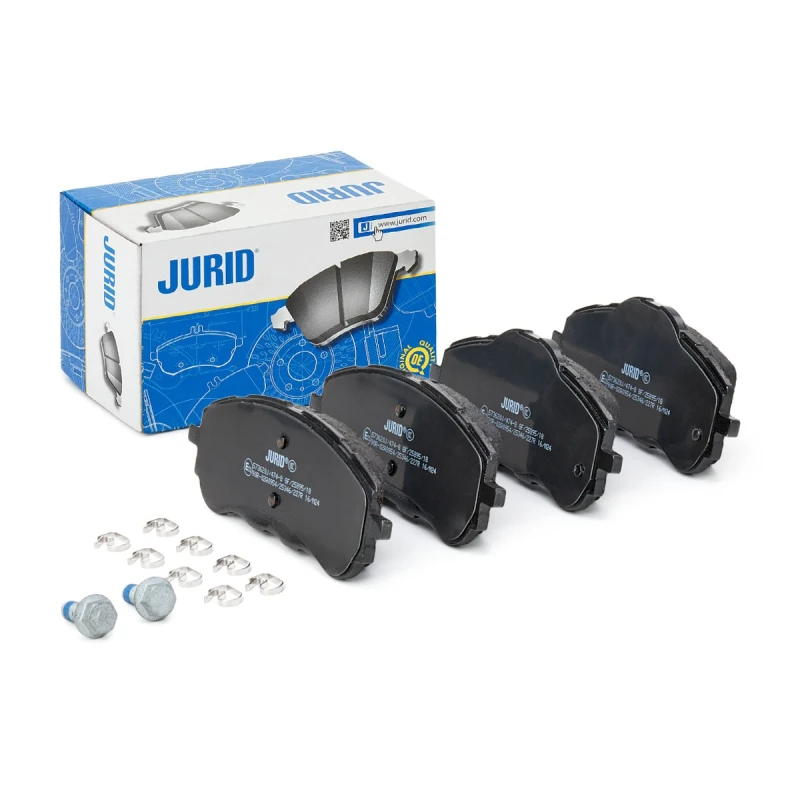 Image of JURID 573620J Brake pad set not prepared for wear warning indicator Brake Pad Set,disc brake (402)