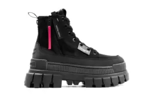 Image of Palladium Boots Womens REVOLT BOOT ZIP TX BLACK