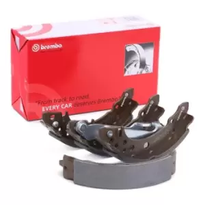 Image of BREMBO Brake Shoes VW,AUDI,SEAT S 85 507 171609525A,171609525AV,171609525AX Brake Shoe Set,Brake Lining 171609526A,171609526AV,171609526AX,171609527F