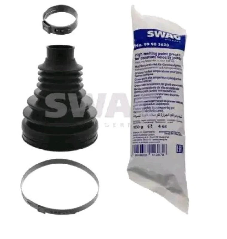 Image of SWAG 30 10 0401 CV Boot transmission sided, Thermoplast Thermoplast Bellow,drive shaft (194)