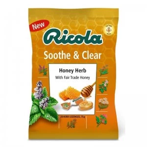 image of Ricola Soothe & Clear Honey Herb - 75g