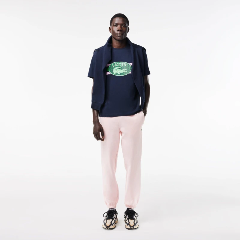 Image of Lacoste Lacoste Logo Tee - Blue Blue XS