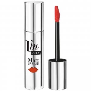 image of PUPA I'm Matt Lip Fluid Liquid Lip Colour (Various Shades) - Orange Juice