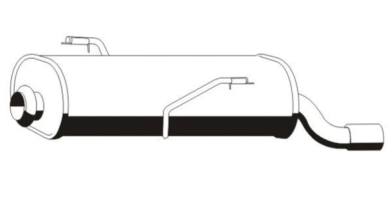 Image of Rear silencer VEGAZ PGS-282ERNS