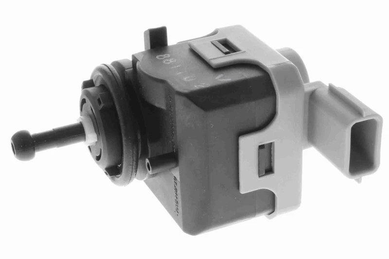 Image of VEMO V46-77-0026 Headlight Motor Right Front, Original VEMO Quality Control,headlight range adjustment (700)