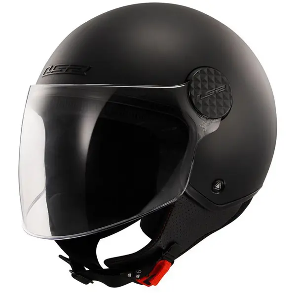 Image of LS2 OF558 Sphere Lux II Solid Matt Black Jet Helmet Size L