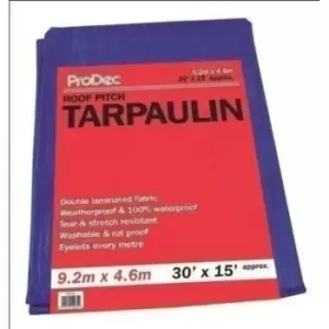 Image of ProDec 30' X 15' Blue Tarpaulin- you get 5