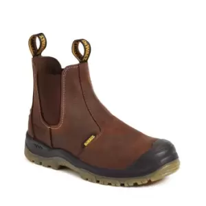Image of DEWALT Mens Leather Safety Boots (11 UK) (Brown)