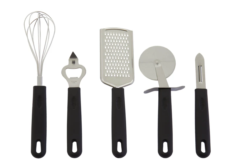 Image of Premier Housewares Zing Five Piece Kitchen Gadget Set Black