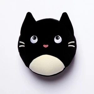 image of Relaxeazzz Feline Fine Cat Round Travel Pillow & Eye Mask