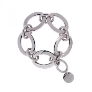 image of Ladies Karen Millen Stainless Steel Custom Chain Bracelet