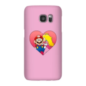 Image of Nintendo Super Mario Peach Kiss Phone Case - Samsung S7 - Snap Case - Gloss