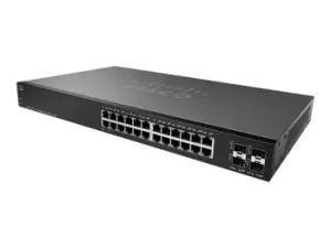 image of Cisco SG220-28MP Managed L2 Gigabit Ethernet (10/100/1000) Black...